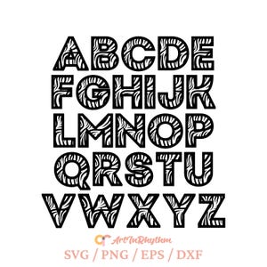 Zebra print svg, Zebra Alphabet letters svg, Zebra alphabet letter A-Z svg bundle, Zebra print font svg, Zebra letters svg, Zebra marks svg