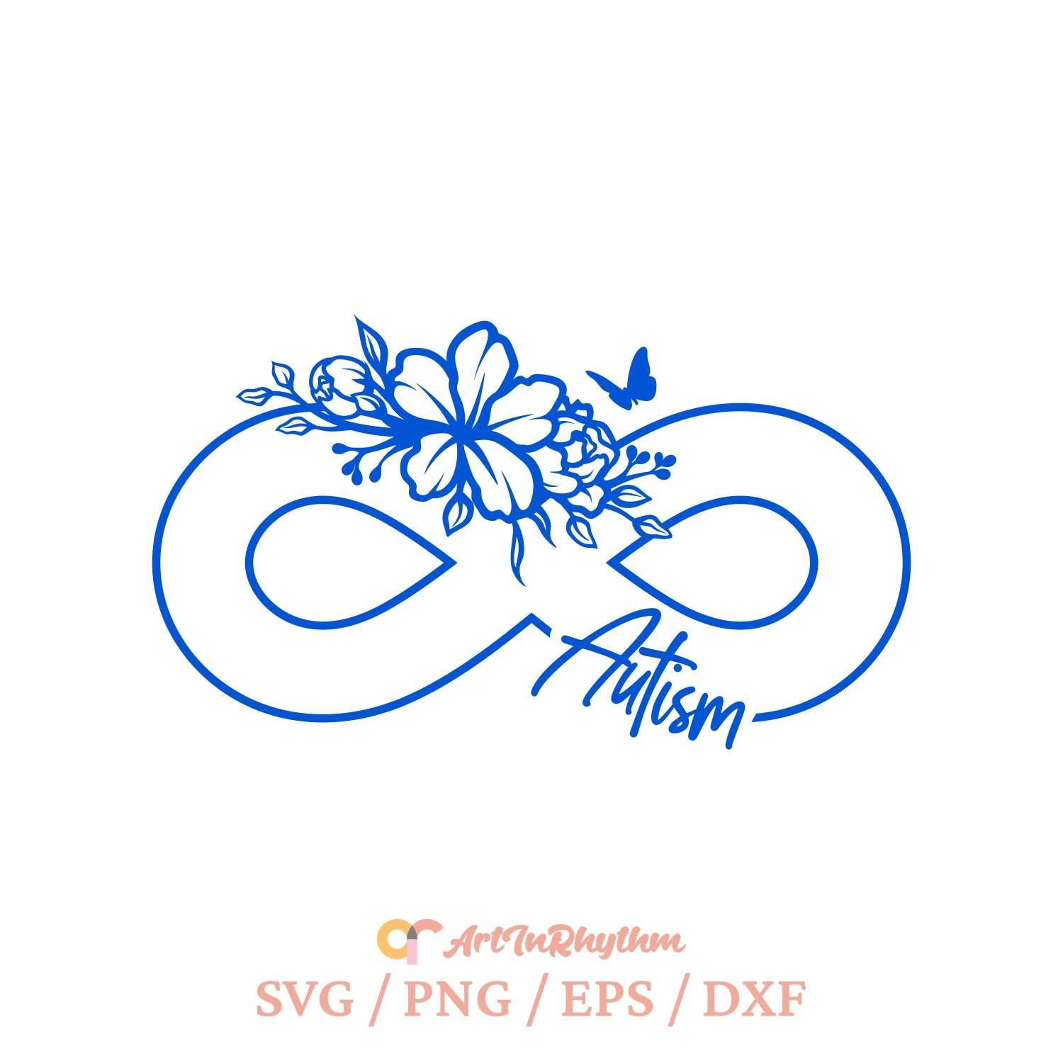 Autism Infinity Svg, Autism Awareness Svg, Autism Symbol Svg ...