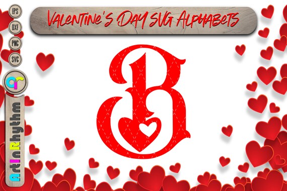 Alphabet B And S In Heart