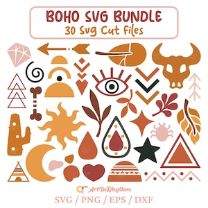 Boho Svg, paquete Boho Svg, archivos Boho Svg, diseños Boho, vectores Boho, archivos de corte Boho, archivos de corte Boho Svg, clip arts Boho, archivo de corte Boho Svg