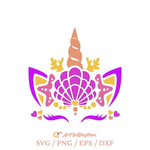 Mermaid unicorn svg, Pink Sea Unicorn svg, Narwhal Unicorn svg, Mermaid Unicorn shirt svg, Summer Unicorn svg, Cute Pink Magical unicorn svg