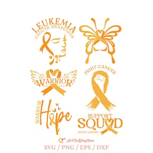 Leukemia cancer awareness ribbon svg, Blood Cancer Month svg, Leukemia awareness month svg, orange ribbon svg, Leukemia September shirt svg