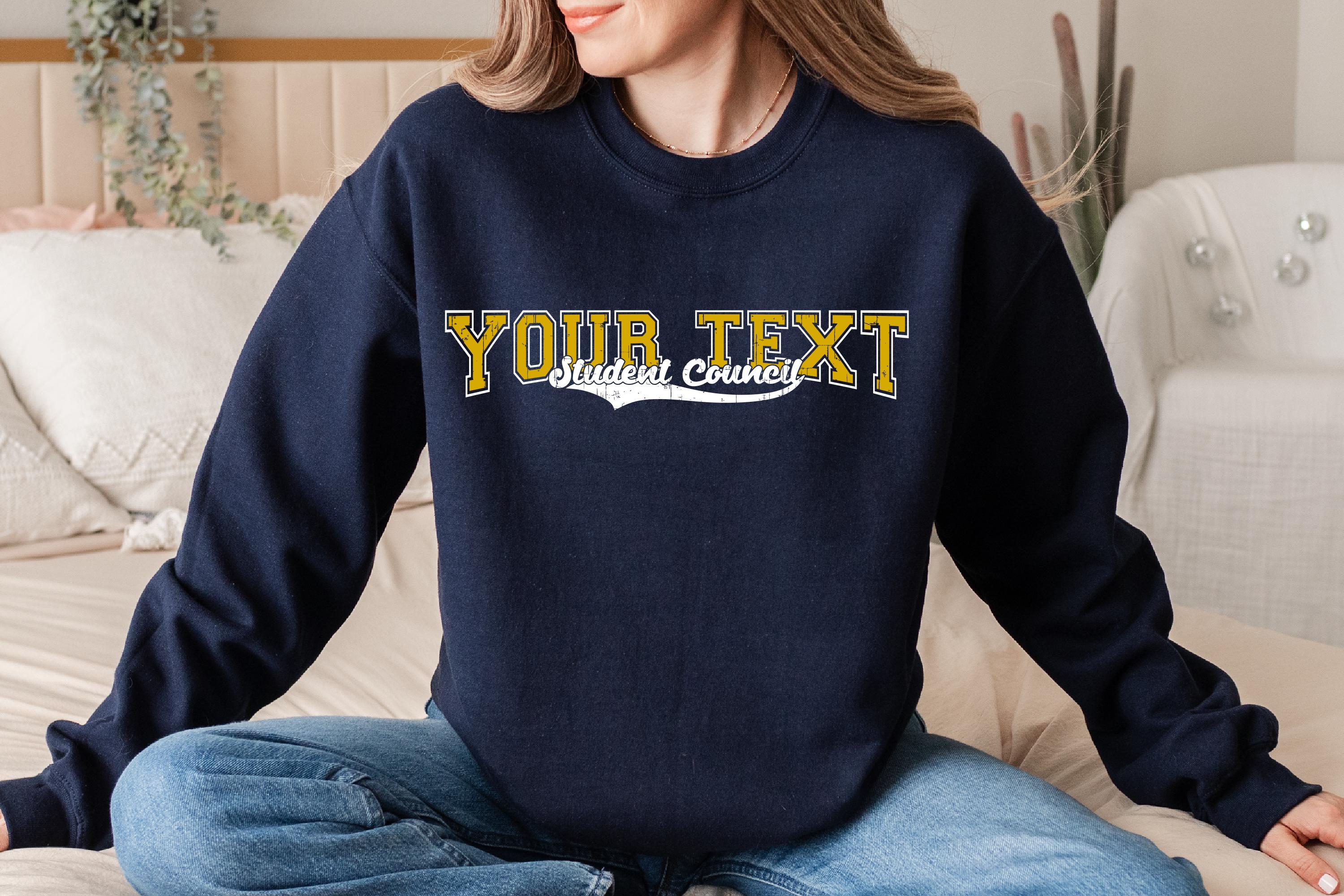 Personalized Student Council Shirt Svg, Custom Text Student Council ...