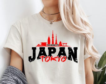 Distressed Tokyo Japan shirt svg, Tokyo DTF Design, Tokyo PNG sublimation, Tokyo Japan Cricut cut file, Vintage Tokyo Japan shirt vector