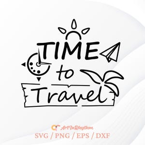 旅行 SVG、旅行の時間 SVG、冒険 SVG、旅行の時間シャツ デザイン、休暇 SVG、旅行 SVG ファイル、トロピカル SVG、夏 SVG