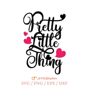 Baby Svg, Pretty Little Thing Svg, babymeisje Svg, rompertje Svg, pasgeboren Svg, baby Svg-bestand, babyshower Svg, baby Svg-bestand knippen, baby-illustraties