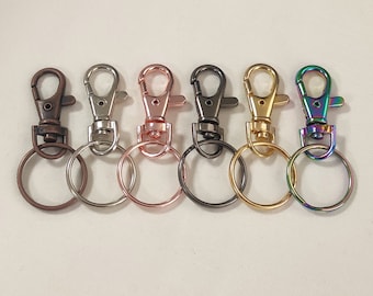 50 stuks Draaibare Kreeft Klauw Gespen Accessoires Mini Roterende Hond Gesp Metalen Sleutelhanger Haak Gespen voor Sieraden Maken Bevindingen 50 stuks Draaibare Kreeft Klauw Gespen Accessoires Mini Roterende Hond Gesp Metalen Sleutelhanger Haak Gespen voor Sieraden Maken Bevindingen