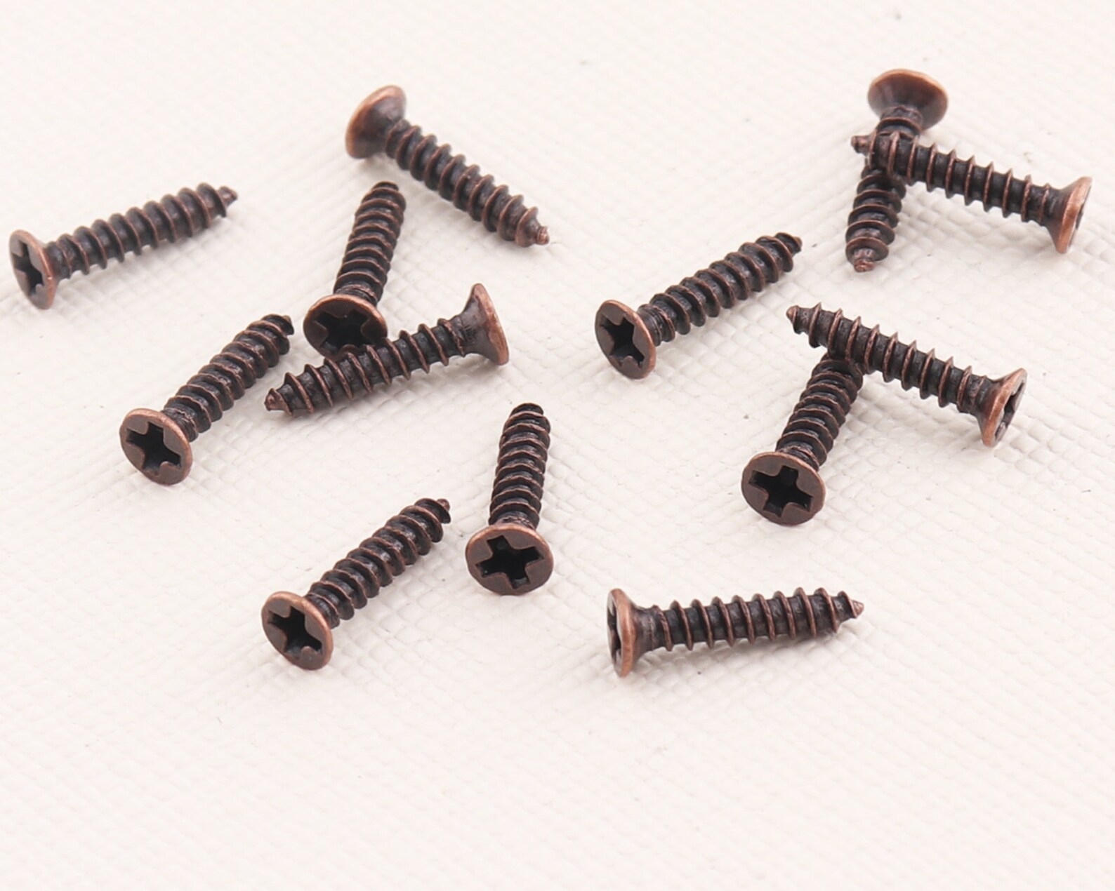 Phillips Flat Head Wood Screwred Copper Screws for Hinges and Etsy