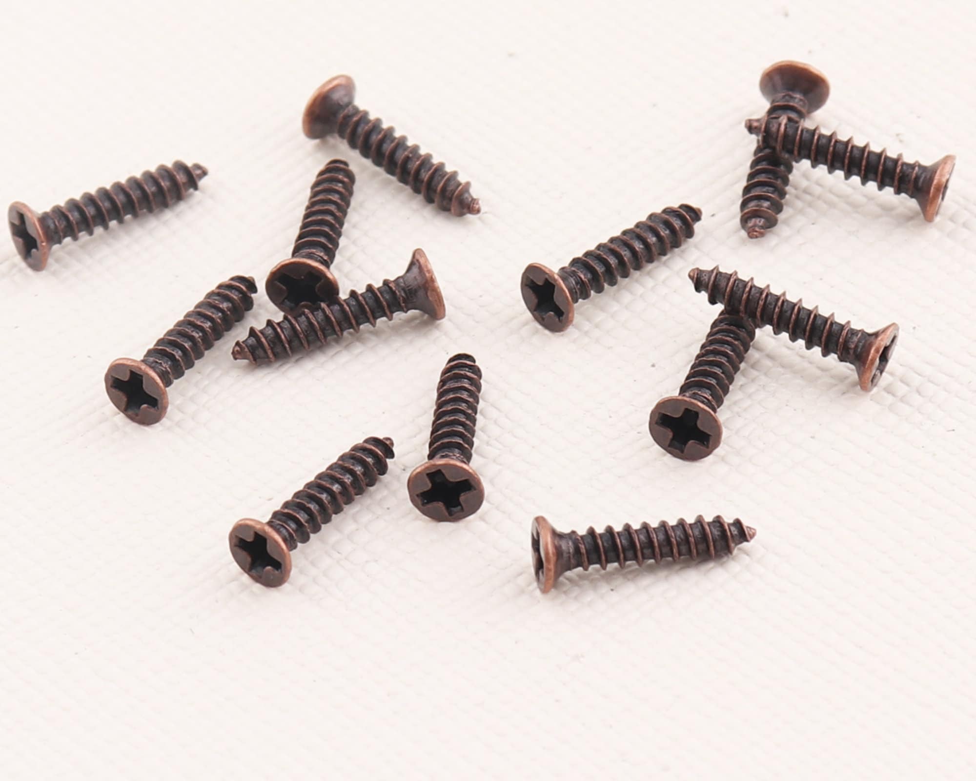 Phillips Flat Head Wood Screwred Copper Screws for Hinges and Etsy