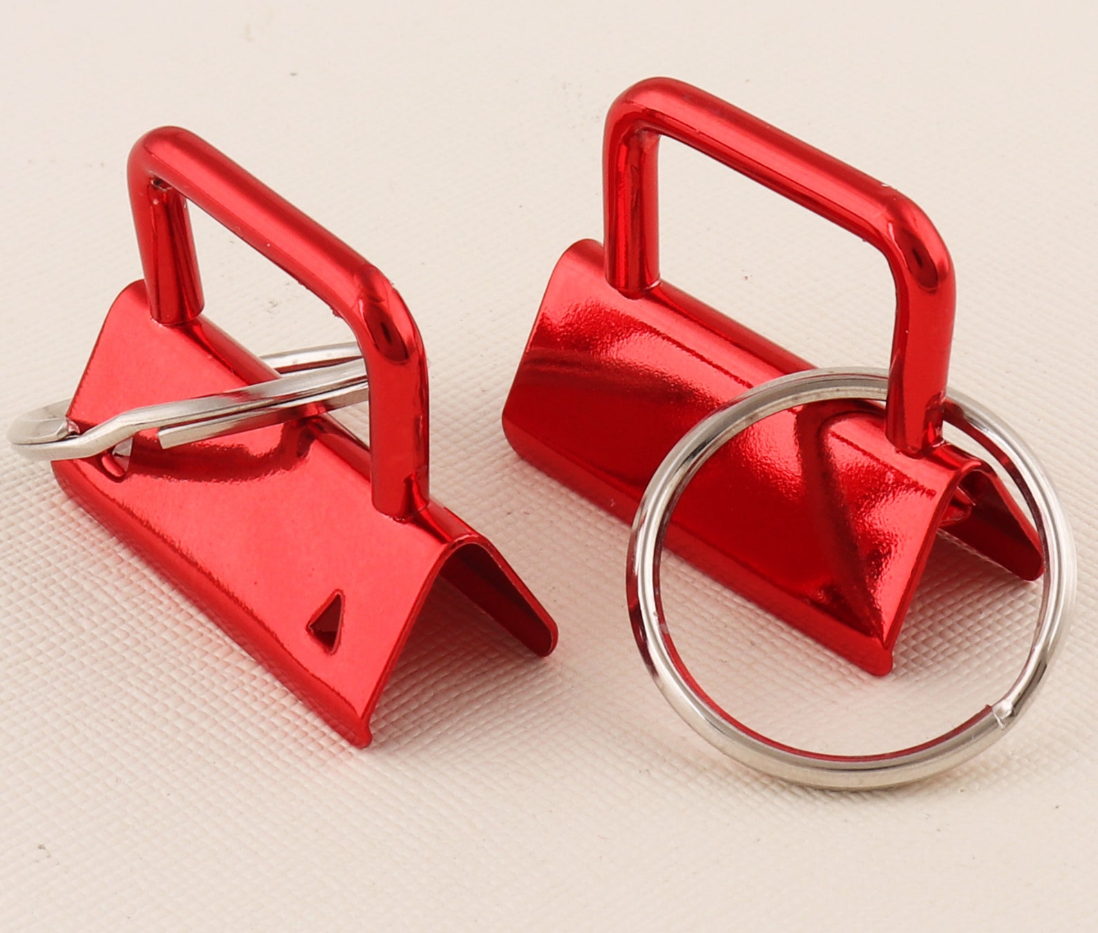 Key Fob Hardware With Key Ringsred Key Fob Hardware With Etsy