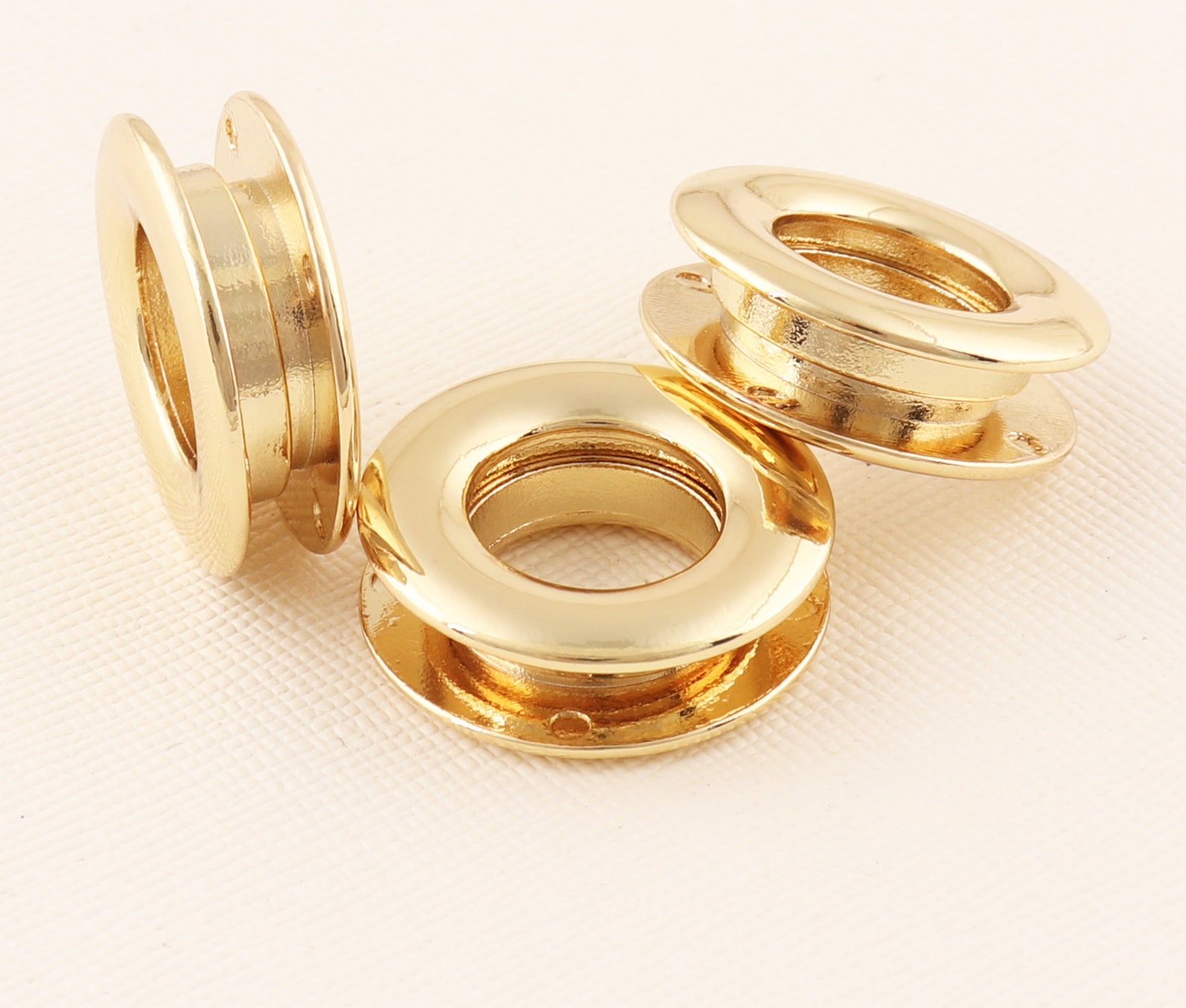 Light Gold Eyelets Grommetalloy Eyeletsshoe Eyelets 12set Etsy