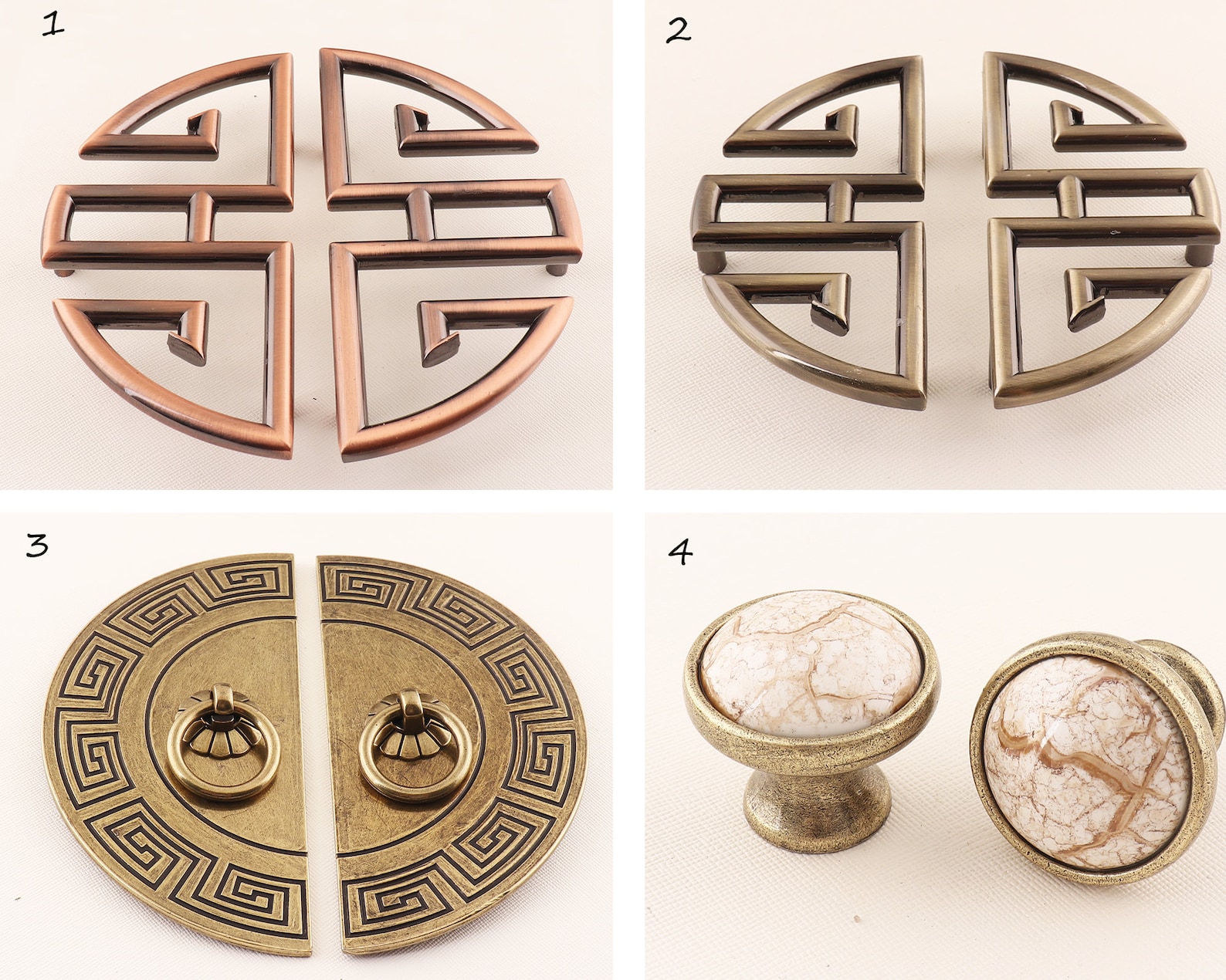 Vintage Style Door Handles Pullchinese Style Etsy