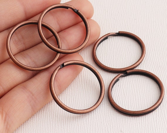 Copper split key ring best sale