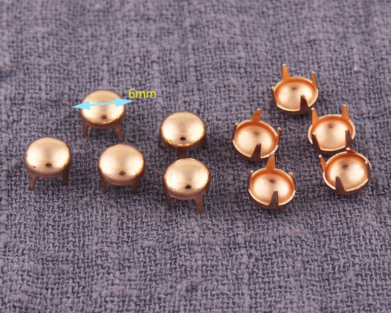 Decorative Rivets Pyramid Studs 6mm Rivets Studs 100pcs Etsy