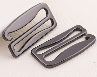 G Hook Adjuster Slider Fastener Bag Hardware,G shape Release Belt Buckle,G-Buckle - Webbing Adjuster with Hook-38mm**4pcs