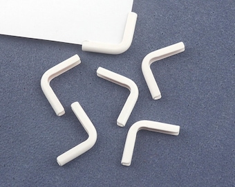 White Corner protector,Decorative corner,14mm Metal corner,Protective corners Book Scrapbooking Albums Menus Folders Corner Protectors-50pcs