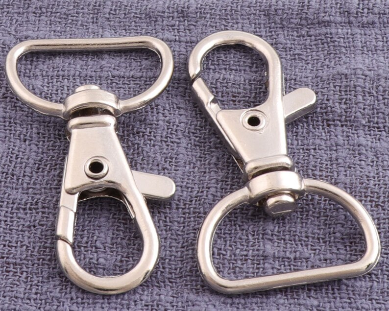 Silver Lobster Swivel Clasps handbag snap swivel snap 1 Silver Lobster Swivel Clasps handbag snap swivel snap 1