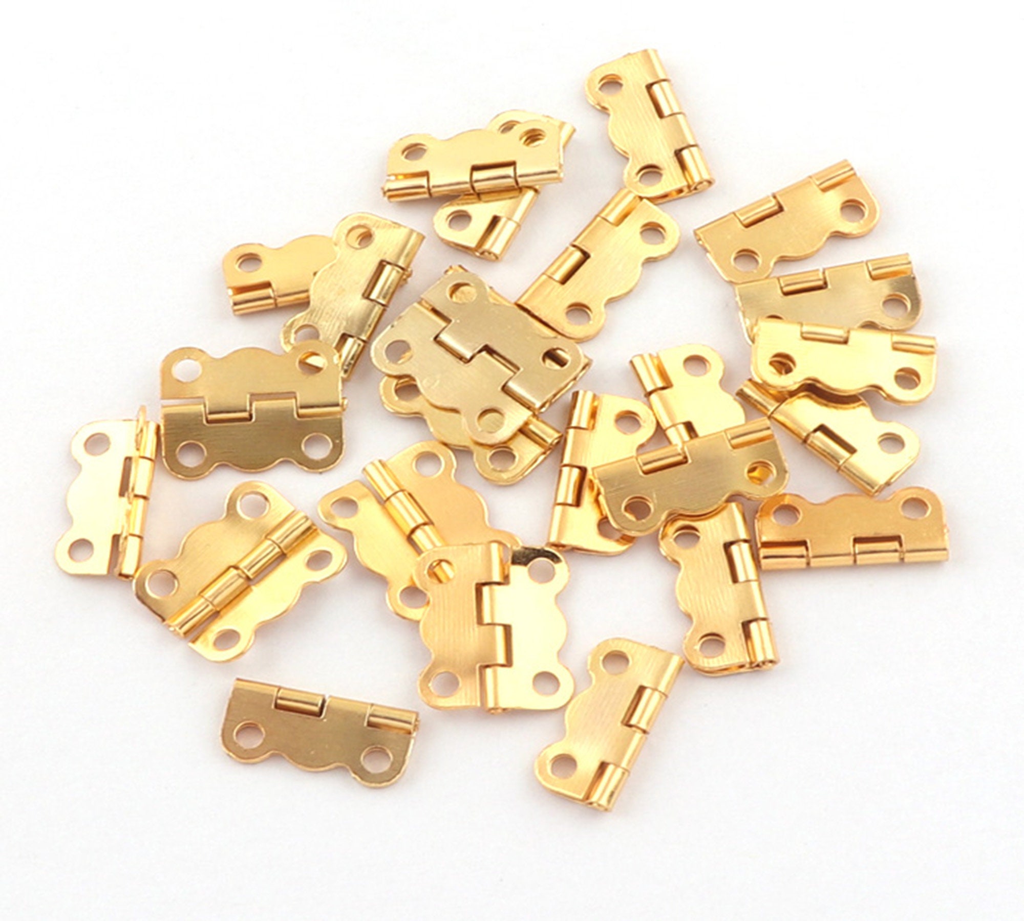 Small Gold Butterfly Hinges,metal Flap Hinge,edge Hinge,box Hinges ...