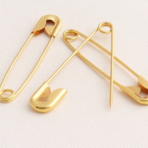 Safety Pin,Kilt Pins Broochs,Jumbo Safety Pins,Safety Kilt Pins,Decorative pins,Gourd Pin,Pins for clothing-52mmx10mm*50pcs