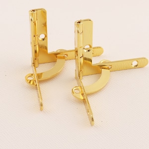 6pcs Gold metal hinges, Parliament hinges, Jewelry box hinges, 30mm decorative hinges , Small hinges