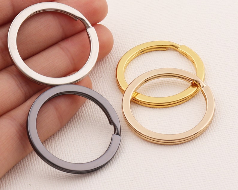 Double Loop Split Rings/keyrings Split Rings/key Ring/key Fob - Etsy