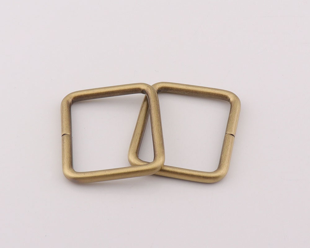 Anti brass rectangular rings bags clasp 12pcs Rectangle Anti brass rectangular rings bags clasp 12pcs Rectangle