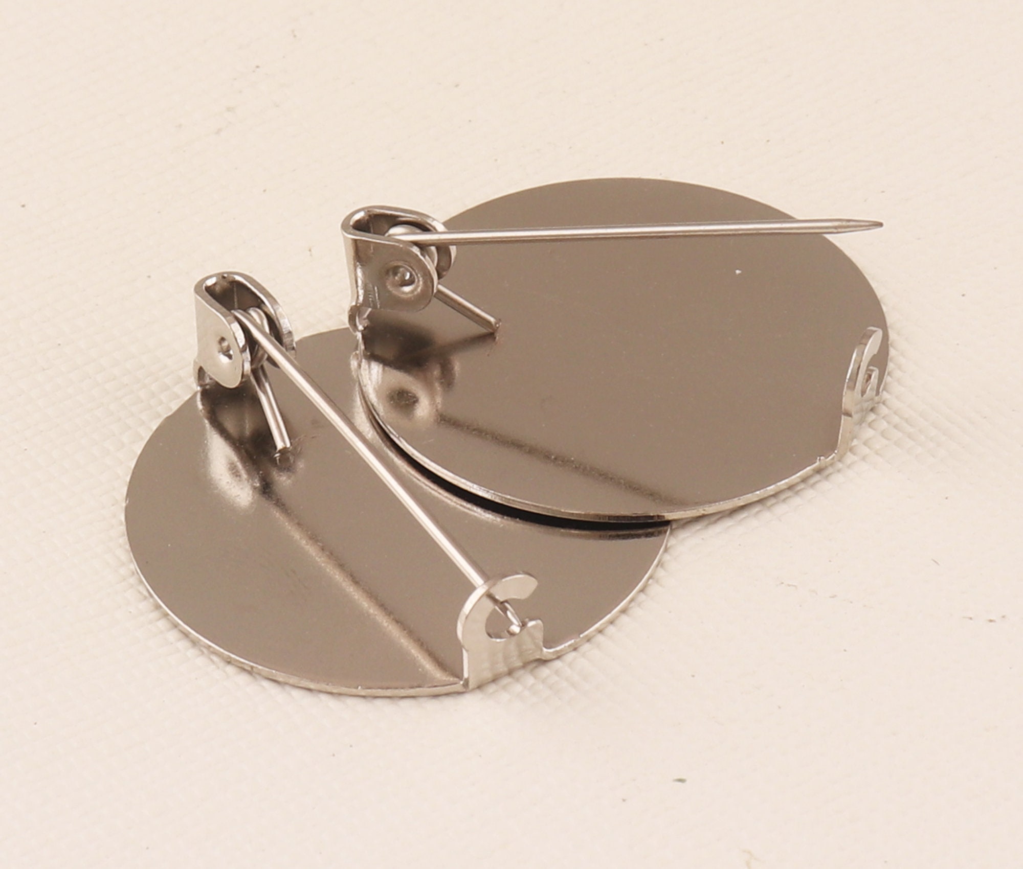 Brooch Pin Backings,decorative Pins,round Back Base Safety,brooch Pin ...