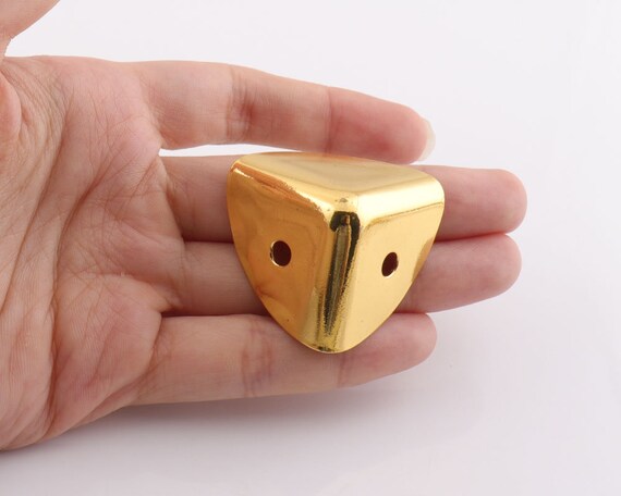 24pcs Vintage Large Wooden Chest Box Case Corners Protectors Bronze 29mm