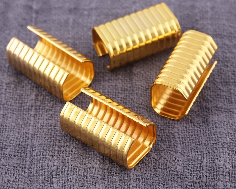 30pcs 12mm C-clip, semi-circular rope clamp, belt tail clamp, metal clip, webbing tail clip, clothing bag and ribbon rope clip, pen holder image 2