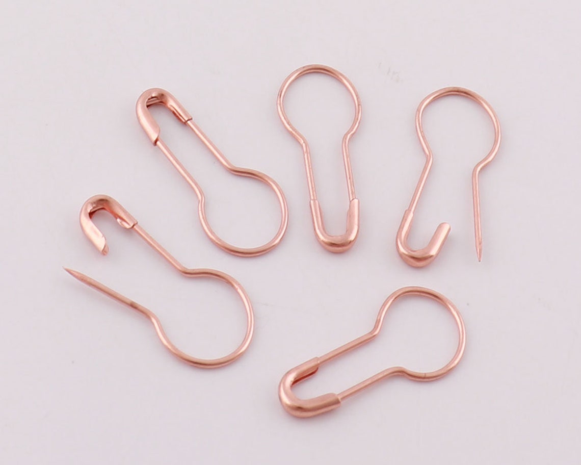 200pcs Rose Gold Safety Pinsewing Safety Pinsdecorative Pins Etsy
