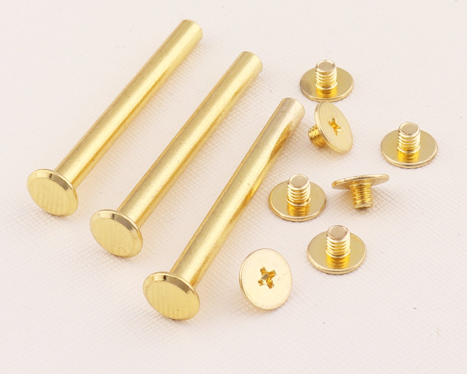 Screw Stud Button Round Headflat Head Screwback Studs for Etsy