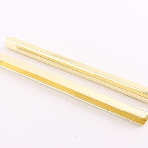Gold Metal Edge Strip ,Straight Purse edging,wallet edging ,Wallet frame,Straight Pendant Findings For Purses, Wallets, Frames - 5"（128mm）
