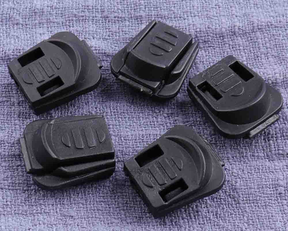 50pcs Zipper Pull Cord Lock Cord Ends Paracord Clips Plastic Buckle for  Paracord Cord,Shoes,Molle Backpack Accessories