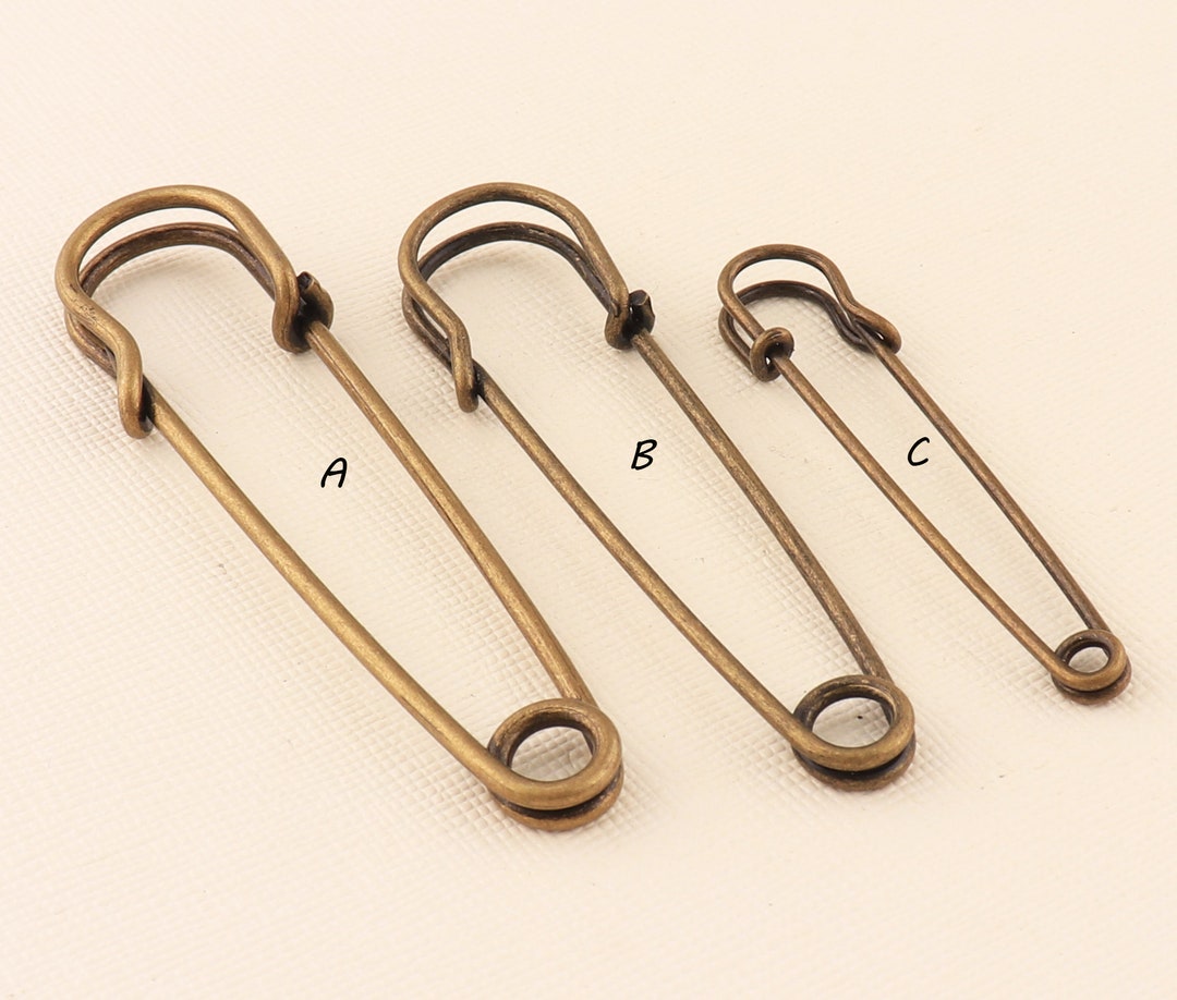 Antique Bronze Safety Pin,brooch Pin,decorative Pins,metal Pins,pins