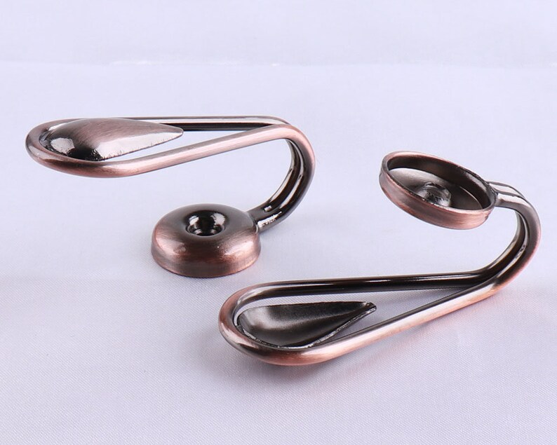 35mm Copper Decorative Hooksantique Curtain Tie Backs Etsy