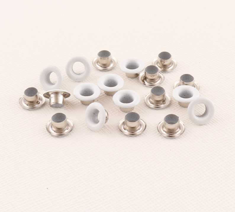 300pcs Grommets Eyelets Sewing Eyeletswhite Leather Etsy