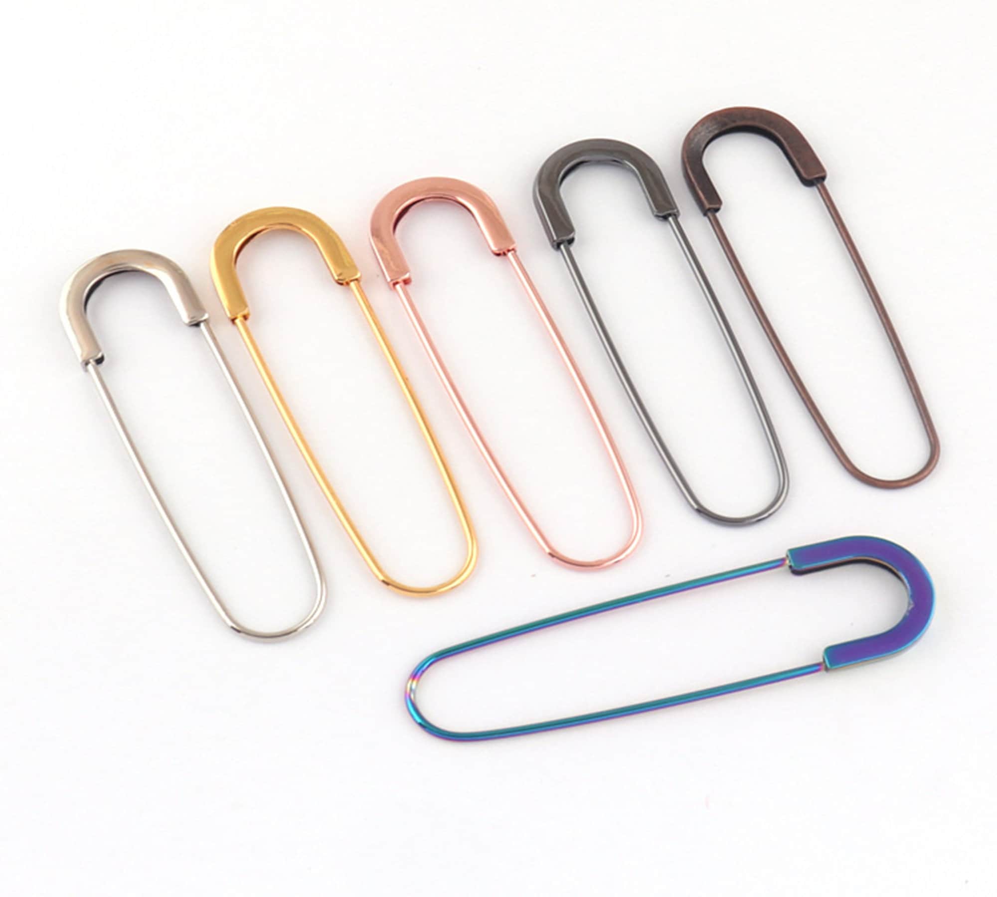 Rose Gold/silver Safety Pin, 55mm Decorative Pins, 20pcs Push Pins, Pins  for Clothing, Brooch Pin, Pins for Jewelry 