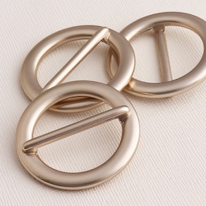 Slide Round buckle/Round Purse Slide/Buckle for belt, handbag/Round buckle for Bag Belt Strap Adjuster-37mmx25mm*6pcs