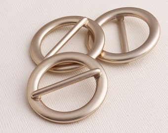 2 Boucles De Ceinture En Bambou (bois) Forme Ovale 3,5x2,75 Pouces Pour Création DIY