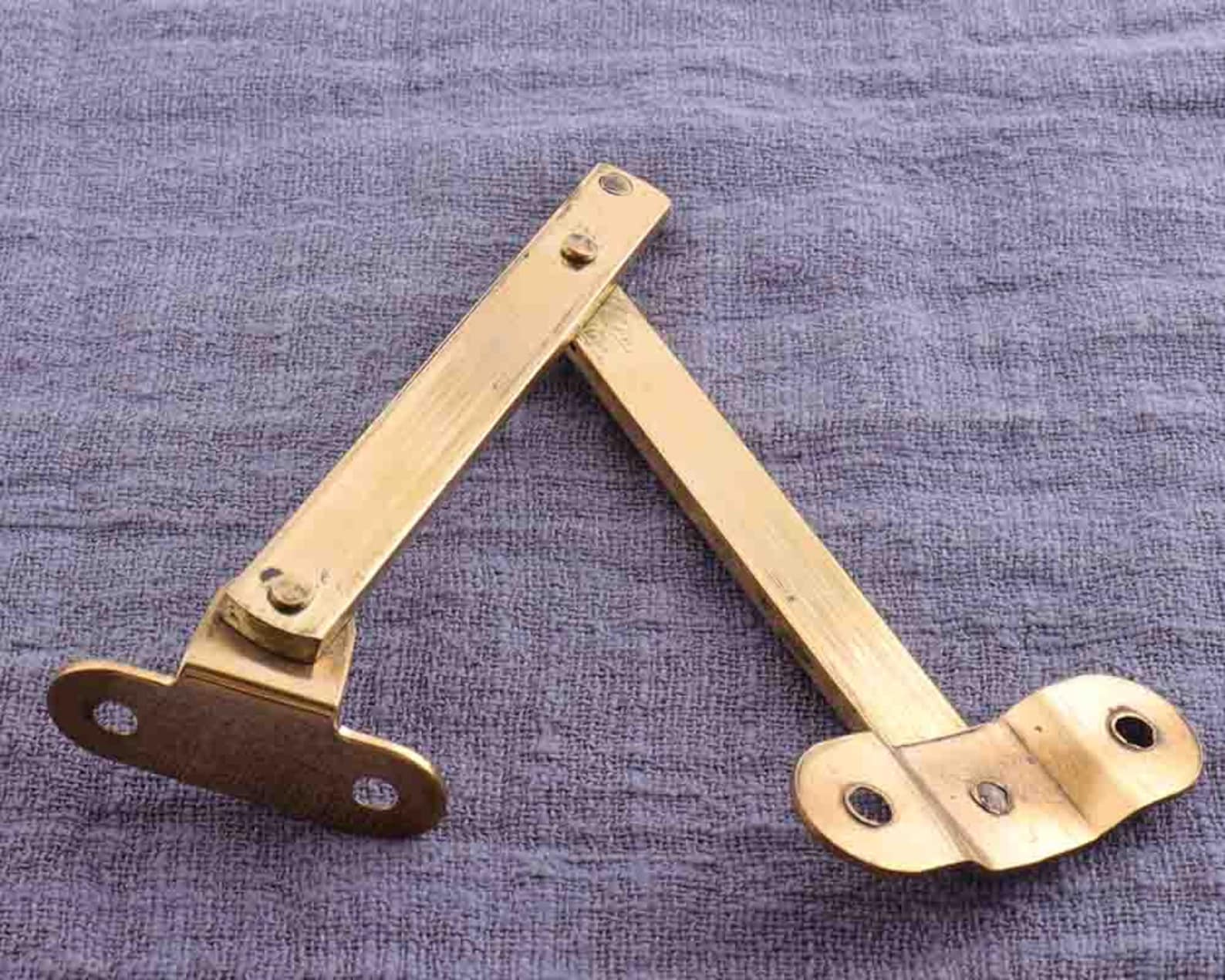 Gold Support Hinges With Foot lid Support Foldable Hinge H Etsy