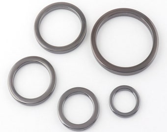 Flat O Rings,19mm/25mm/32mm/38mm/50mm O Rings Round Formed Rings for Diy Handbag Purse Bag Making Hardware Supplies