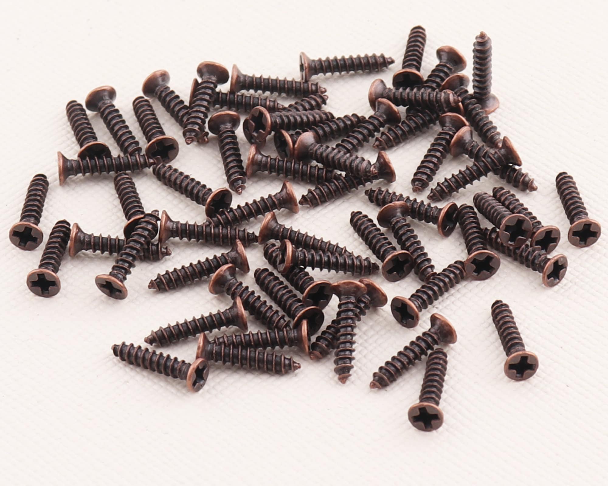 Phillips Flat Head Wood Screwred Copper Screws for Hinges and Etsy