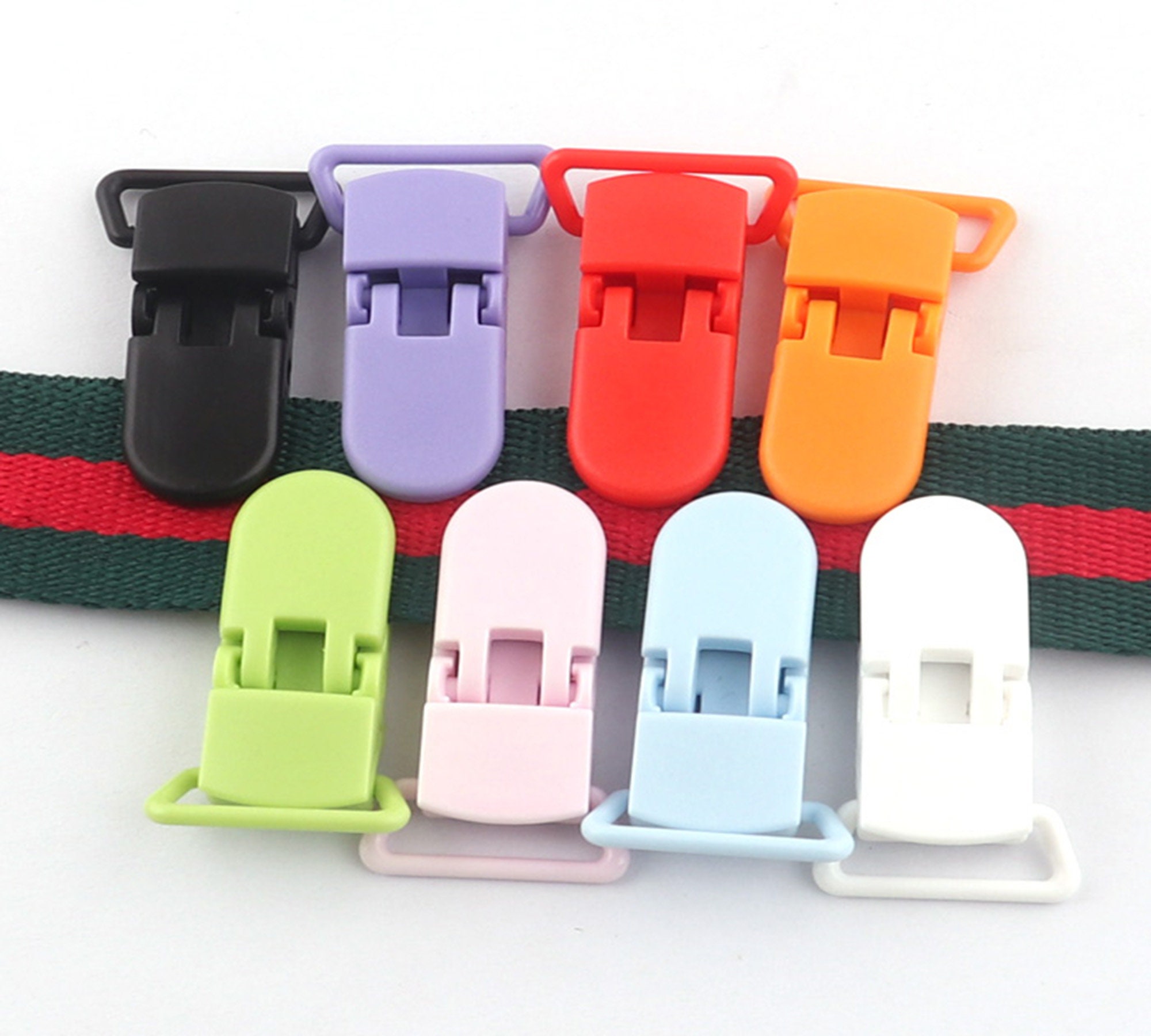 Colorful KAM Plastic Pacifier Clips for Pacifier Holders, Bib Clips – I  Like Big Buttons!
