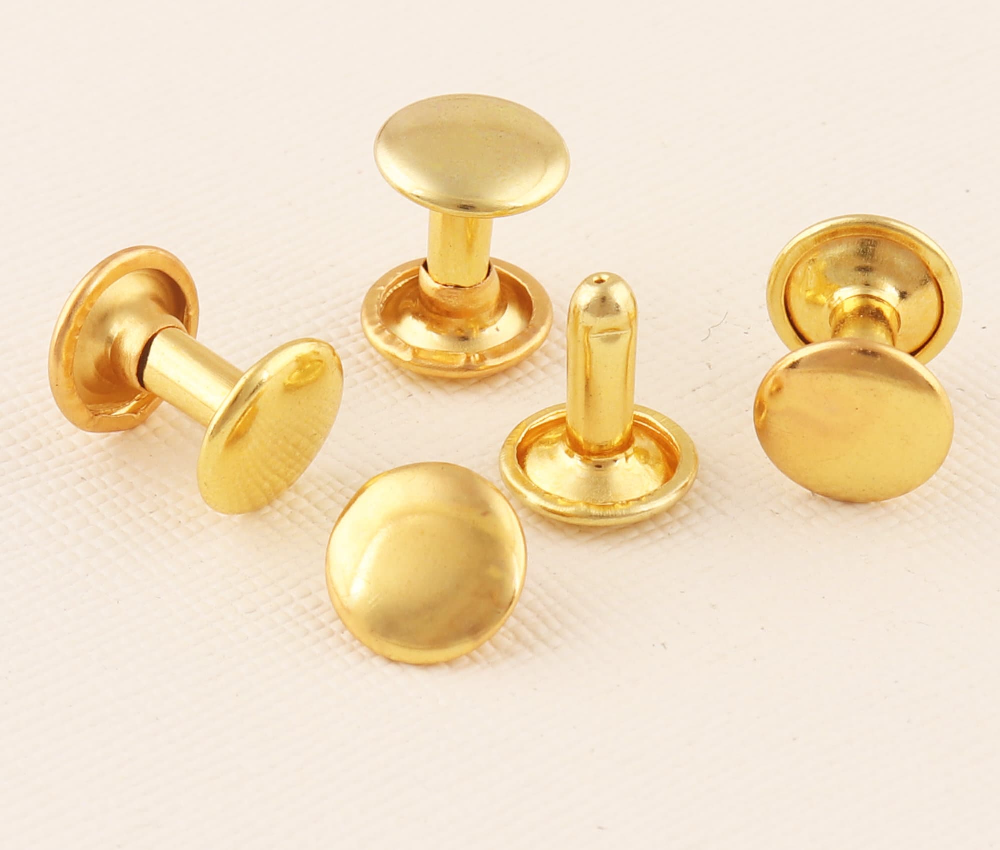 Gold Decorative Rivets120set Round Rivetgold Rivets and Etsy