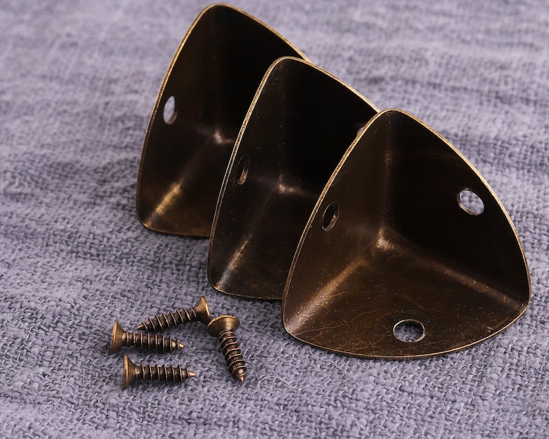 20mm Wooden box corner protector Corner Anti brass 12pcs Etsy