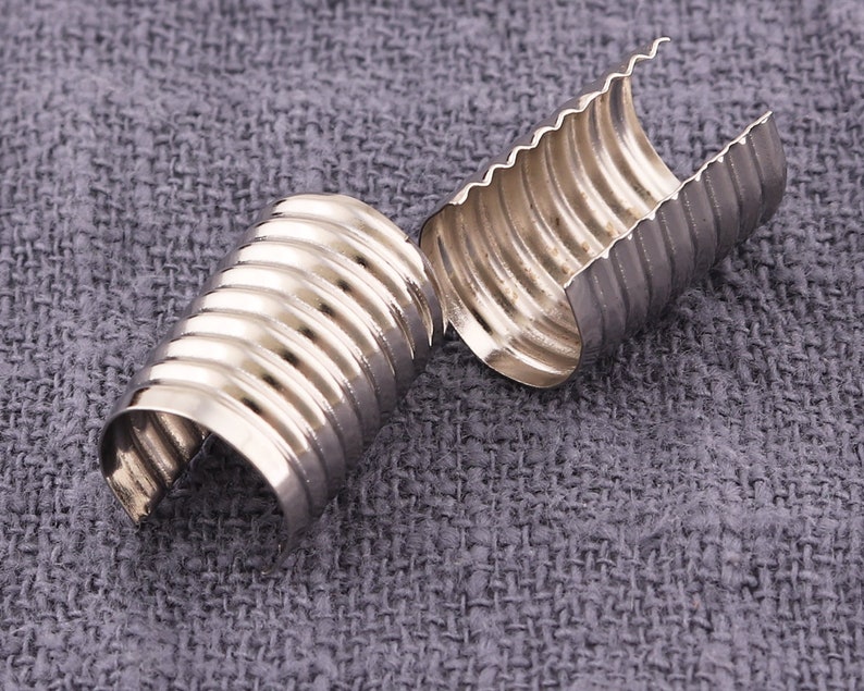 50pcs 14mm Cclip Semicircular Rope Clamp Crimp Cord End Etsy