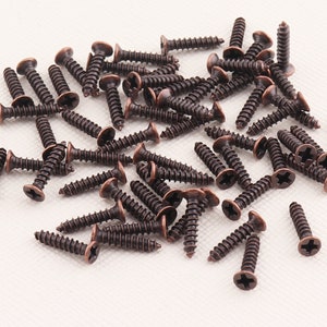 Decorative Screws,Small Screws,Phillips Flat Head Wood Screw,Screws for hinges and small box projects