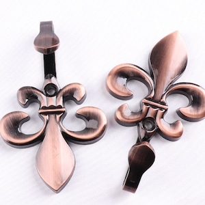 94mm Wall Curtain Hook,Antique Curtain Tie Backs Hook,Copper Decorative Hook,Metal European Wall Hook,Coat Hangers, Towel Hook, Kitchen Hook