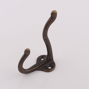 85mm Antique Bronze Metal Hooks Hangers dolphins Wall hooks