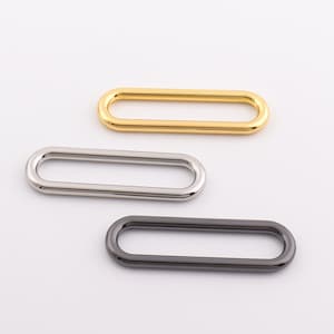 6pcs big metal oval ring，Oval Ring,oval buckle,Oval O Rings,Handbag Hardware - 2"（50mm）